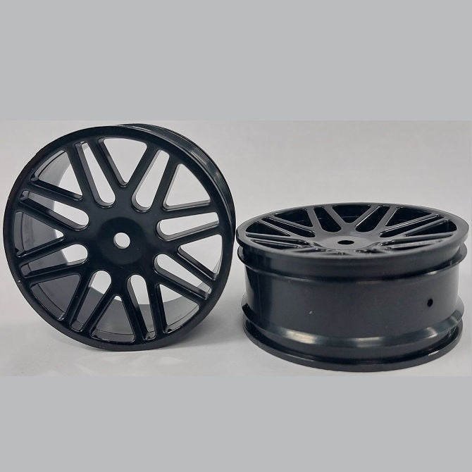 1226074 | RM-XO-060N-BK-16 (2 Pcs) --- RC Car Rims Hobby - Rim Colour Black 16 Spoke