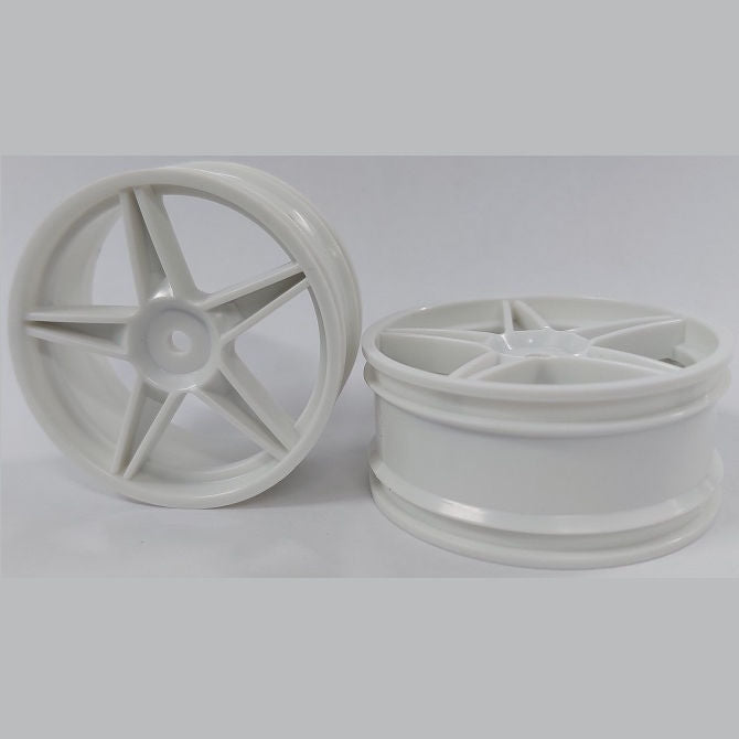 1225507 | RM-XO-060N-W-5 (2 Pcs) --- RC Car Rims Hobby - Rim Colour White 5 Spoke