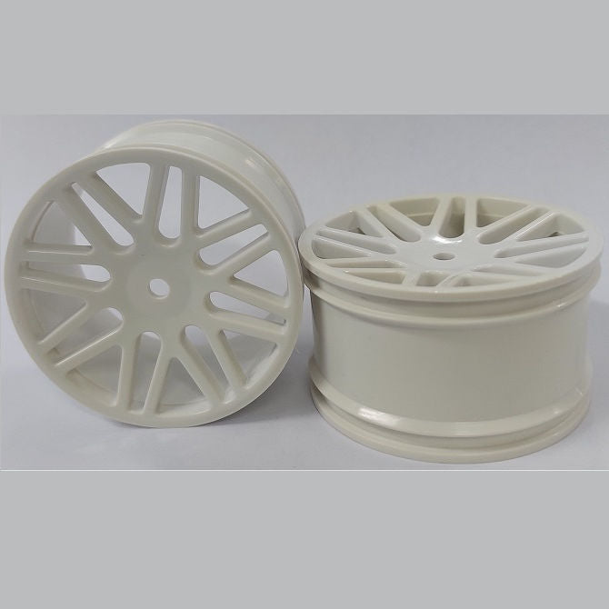 1226077 | RM-XO-060W-W-16 (2 Pcs) --- RC Car Rims Hobby - Rim Colour White 16 Spoke - Plastic