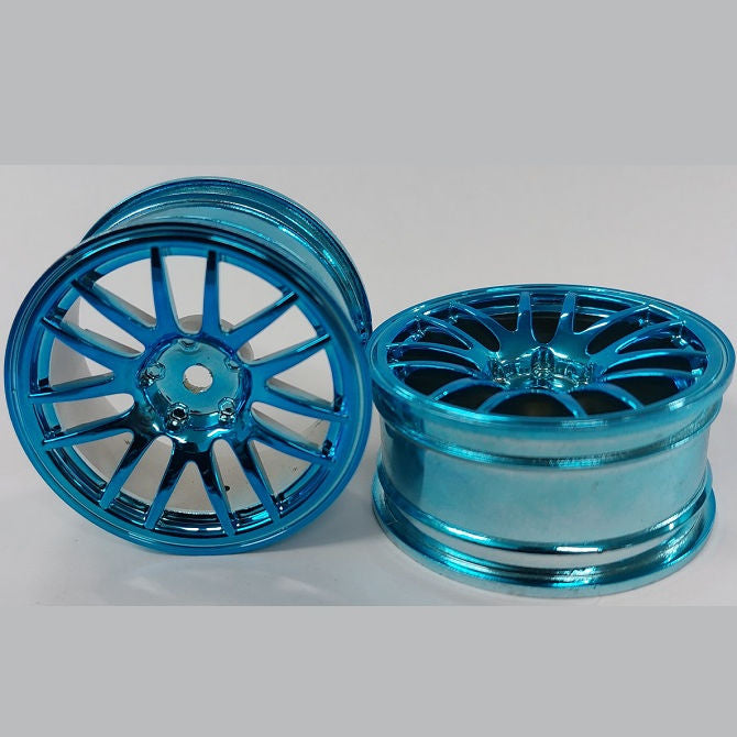 1225898 | RM-XR-052-BU-12 (5 Pcs) --- RC Car Rims Hobby - Rim Colour Blue 12 Spoke