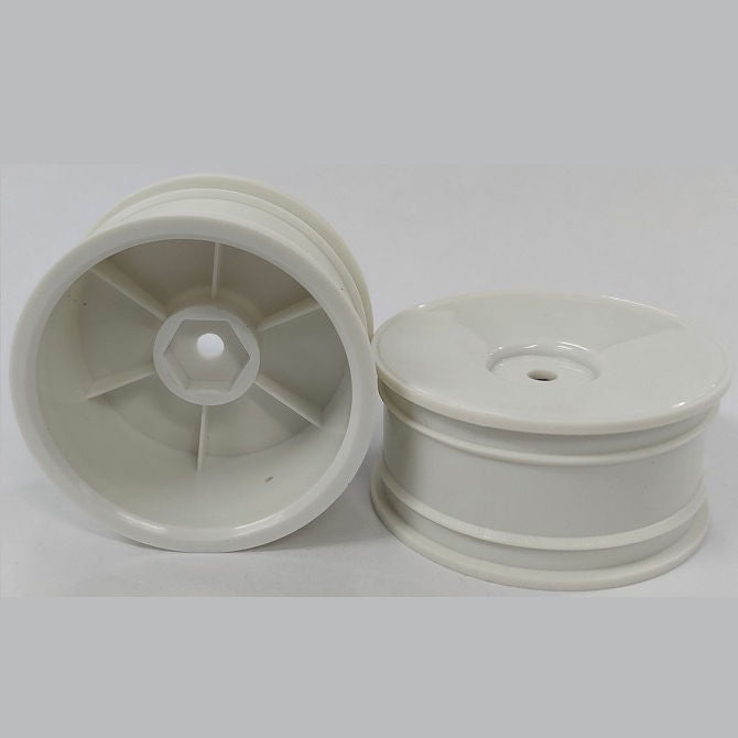1223842 | RM-XR-052-W-SOL (6 Pcs) --- RC Car Rims Hobby - Rim Colour White Solid - Plastic