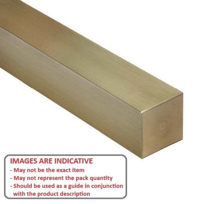 1111771 | 4R-0159-0914-BR360 (4 Pcs) --- Square Bar Rod - 15.88x914 mm - C360