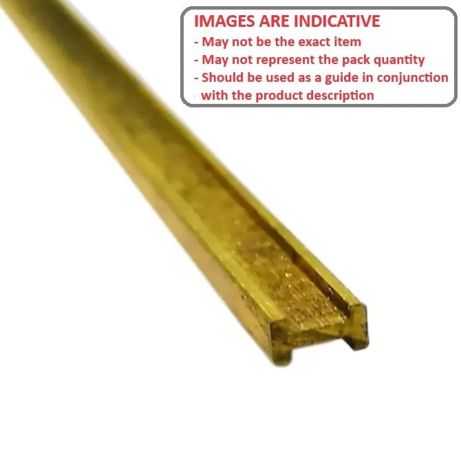1048728 | 4RH-032-032-0300-BR385 --- H Section Bar Rod - 3.18x3.18x0.508 mm