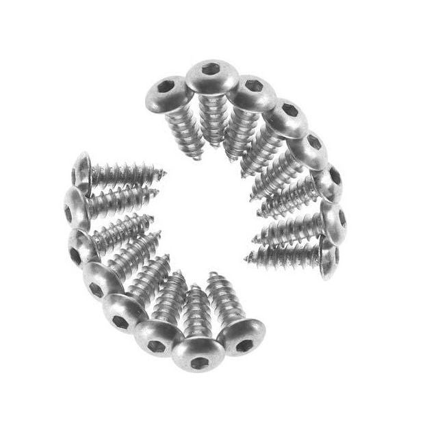 1040575 | SCT0218-013-B-SK-CZ-SM (50 Pcs) --- Button Screws - 2.18mm -2 Gauge- 12.7 mm - Steel - Zinc Plated