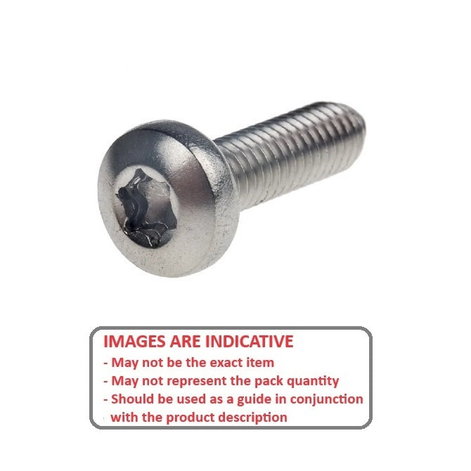 1059296 | SC048F-019-B-TX-S4 (10 Pcs) --- Button Screws - 10-32 UNF -4.76mm- 19.1 mm - 304 Stainless