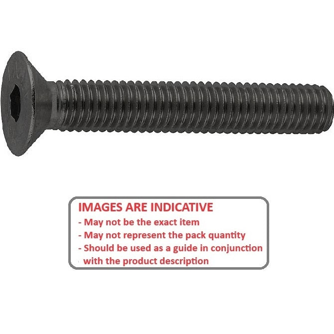 1039547 | SK015F-010-SK-C (50 Pcs) --- Countersunk Screws - 0-80 UNF -1.52mm- 9.5 mm - High Tensile Steel / Black Oxide
