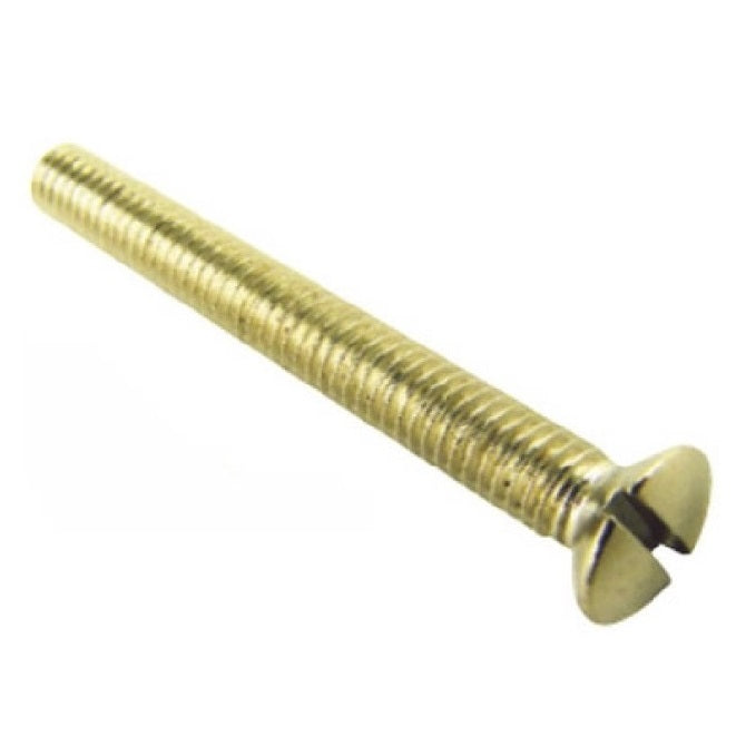 1038945 | SK014M-010-SL-BR (15 Pcs) --- Countersunk Screws - M1.4 -1.4x0.3mm- 10 mm - Brass