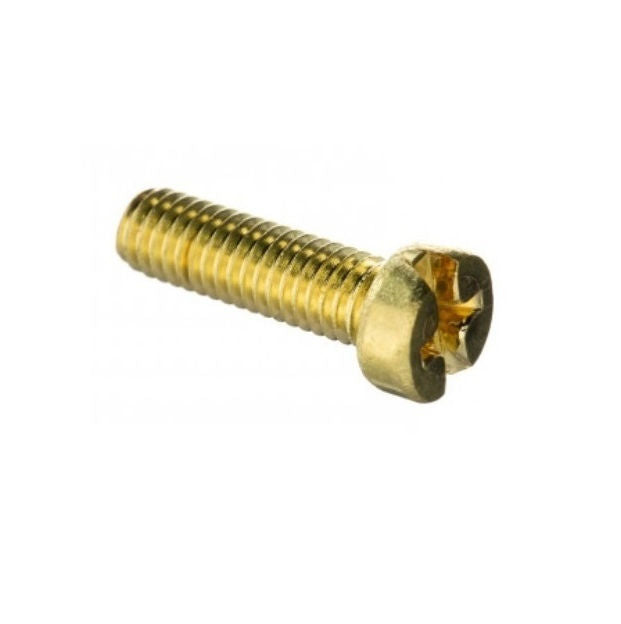 1061552 | SC050M-012-F-PH-BR (200 Pcs) --- Fillister Head Screws - M5 - 5x0.8mm - 12 mm - Brass Phillips