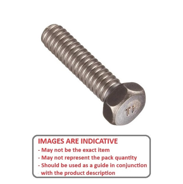 1063323 | SC050M-012-H-TC1 (5 Pcs) --- Hex Head Screws - M5 -5x0.8mm- 12 mm - Titanium CP Grade 1