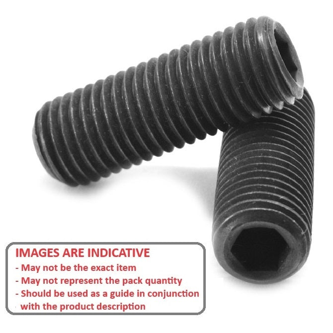 1040845 | SS022C-0048-AS (50 Pcs) --- Standard Cup Point Socket Set Screws - 2-56 UNC -2.18mm- 4.8 mm - Standard Cup Point - Carbon Steel - Hardened GD14.9