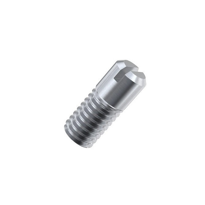 Partial Thread Slotted Set Screws - M3 -3x0.5mm- 6 mm - Steel Alloy, Rockwell B75