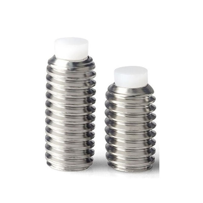 1098724 | SS120M-0500-S4-AT --- Acetal Tipped Socket Set Screws - M12 -12x1.75mm- 50 mm - Stainless Steel 304 Similar to A2, 18-8 HRB80
