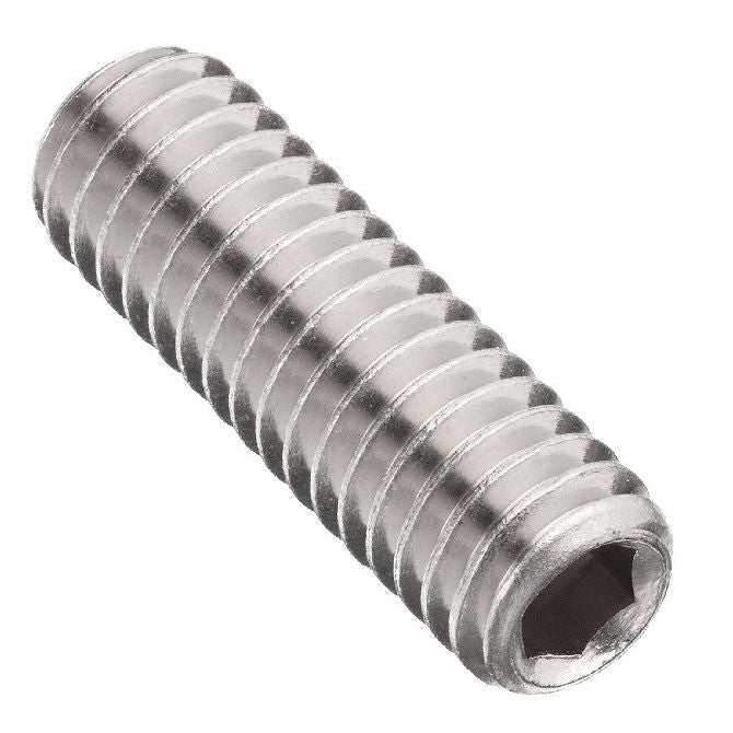 1113075 | SS160M-0200-CZ (5 Pcs) --- Standard Cup Point Socket Set Screws - M16 -16x2mm- 20 mm - Carbon Steel - Hardened