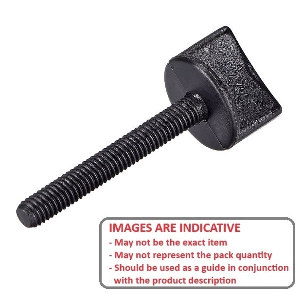 1104071 | THS127C-038-H-CB --- Thumb Screws - 1/2-13 UNC -12.7mm- 38.1x69.85 mm - Steel