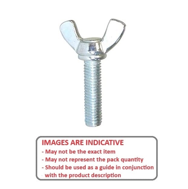 1072240 | THS064C-019-W-CS-WF --- Thumb Screws - 1/4-20 UNC -6.35mm- 19.05x39.69 mm - Malleable Iron