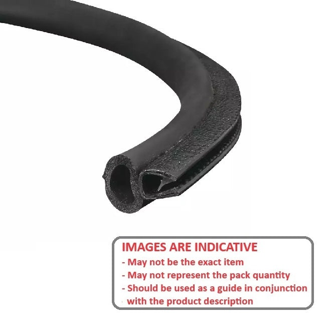 1039140 | STP-1830RS (FT) --- Push On Trim Seals - 1.5 to 4.3 9.5 mm - 2