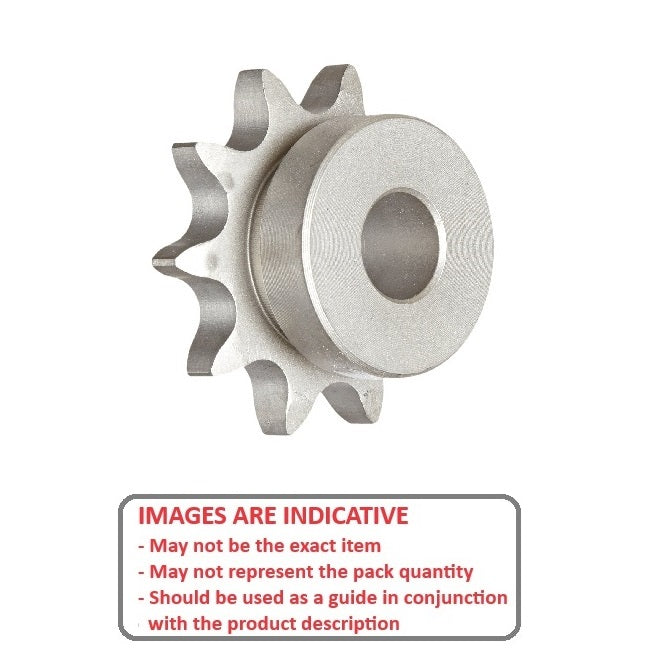 1107598 | SP1-038-016B-015-060-S3 --- Roller Chain Sprockets - 15 tooth - 17.88x13 mm - Stainless Steel 303/304 Similar to A2, 18-8 HRB80