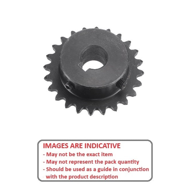 1129774 | SP1-095-047B-024-254-CK --- Roller Chain Sprockets - 24 tooth - 72.7x22.23 mm - Carbon Steel