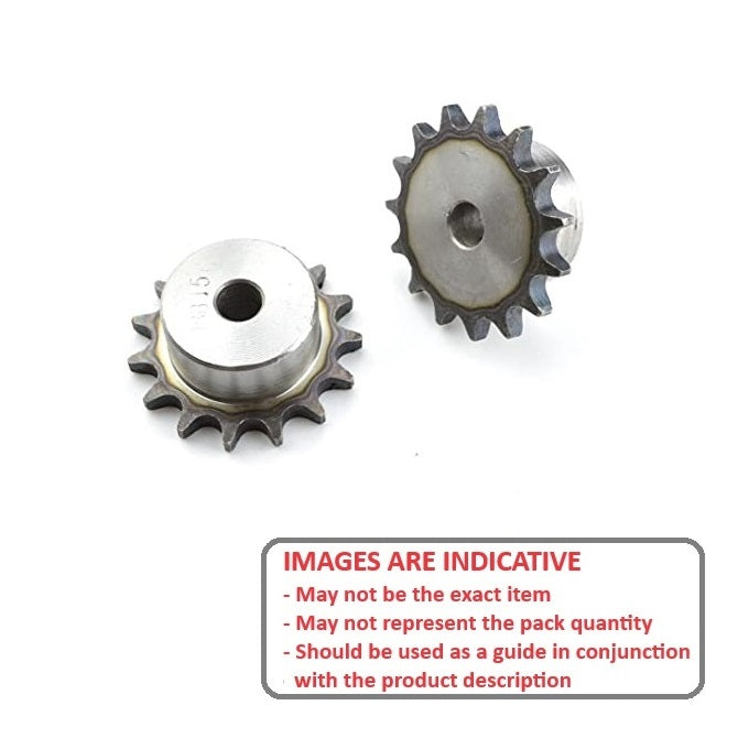 1083904 | SP1-064-028B-009-064F-C --- Roller Chain Sprockets - 9 tooth - 18.18x11.13 mm - Carbon Steel