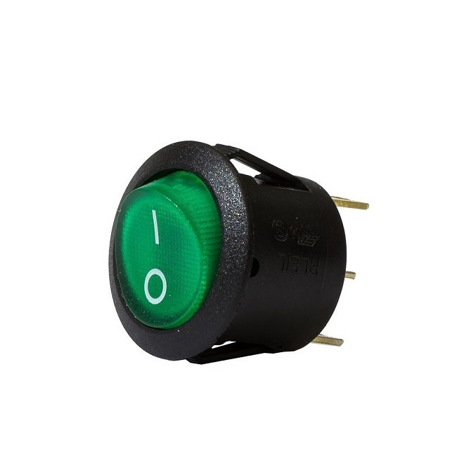 1037783 | SW-020-G (2 Pcs) --- Rocker Switches - Colour Green 20 - 12V/20 Amp