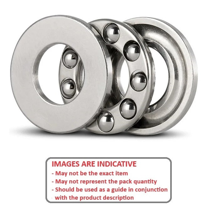 1068363 | T-0060-0140-G-ST --- Thrust Ball Bearings - 6x14x5 mm / 6.2 mm - Chrome Steel
