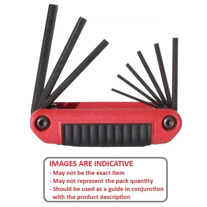 1224653 | M-17RS --- Keys and Screwdrivers Tools - Hex Keys 1.5mm to 6mm - 7 Keys