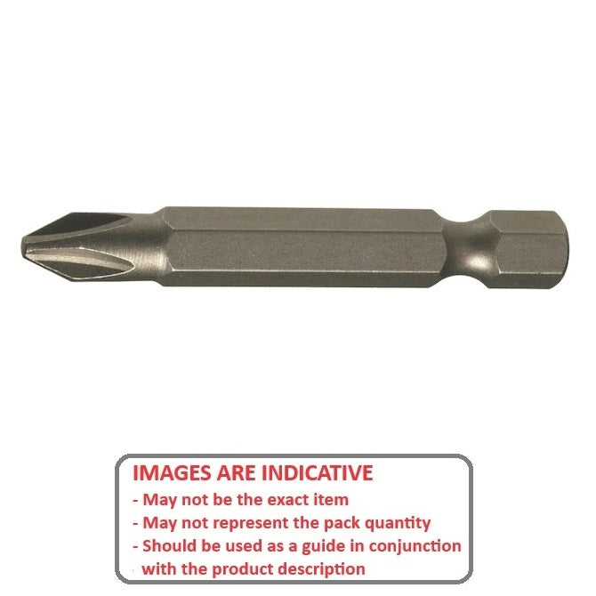 1224169 | GFB04C (7 Pcs) --- Power Bits Tools - End Type Phillips Size 1 50 mm