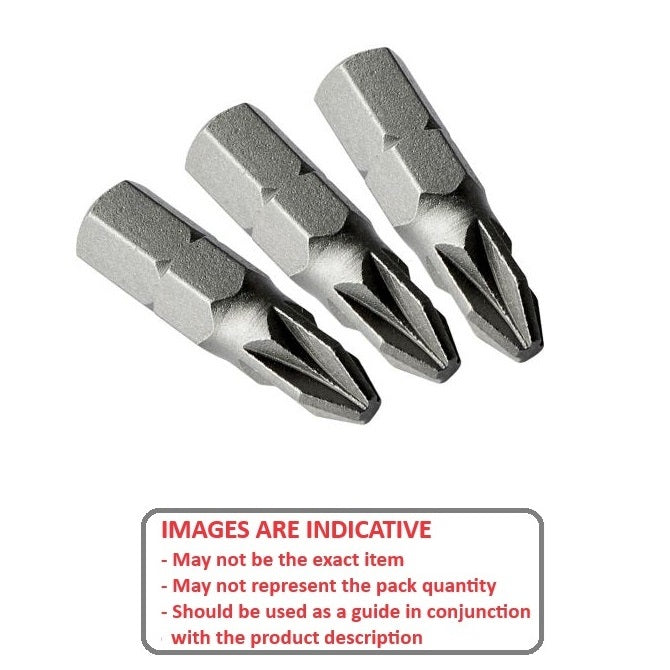1224099 | GFB10C (2 Pcs) --- Bits Tools - End Type Pozidrive Size 1 25 mm