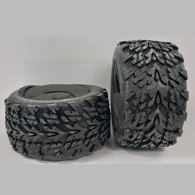 1227140 | TY-XM-085-52-C --- RC Car Tyres Hobby - Road Style Tread 85x52 mm - Plastic