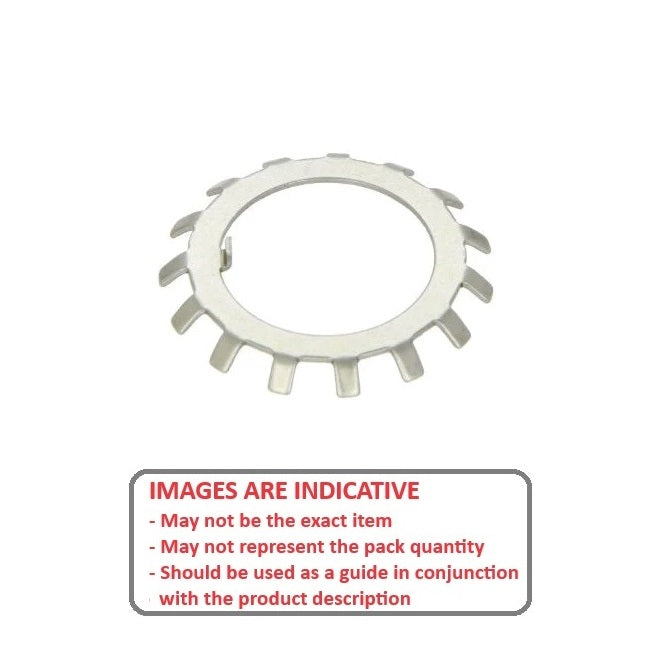 1132064 | WLB025-044-14-BO --- Lock Washers - 25x43.63 mm - 11 Nr. - Spring Steel