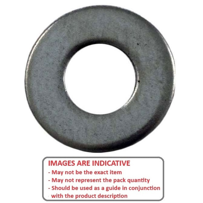1041057 | W0024-F-006-008-CZ (200 Pcs) --- Flat Washers - 2.38x6.35x0.76 mm - Zinc Plated