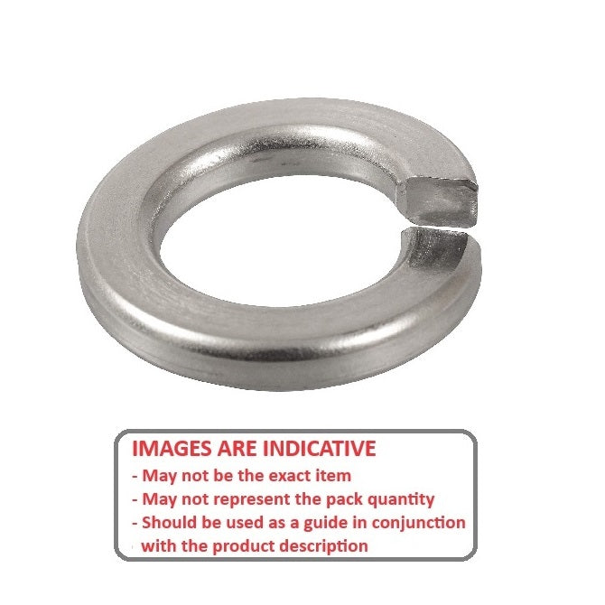1041788 | W0025-T-005-006-L-S6 (100 Pcs) --- Lock Washers - 2.5x5.1x0.6 mm - Stainless Steel 316 Similar to A4, 18-10
