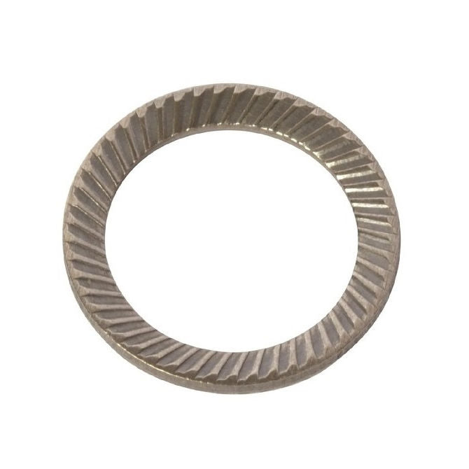1051979 | W0040-LK-007-005-S-CB (5 Pcs) --- Serrated Washers - 4x7x0.5 mm - Carbon Spring Steel Self Finish