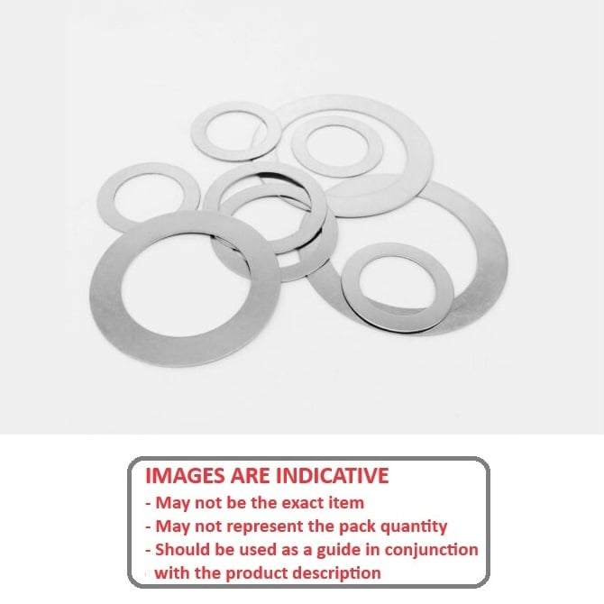 1039003 | W0015-FP-003-0008-S400 (10 Pcs) --- Flat Washers - 1.5x3x0.08 mm - Stainless Steel AISI 400 Series Heat Treated
