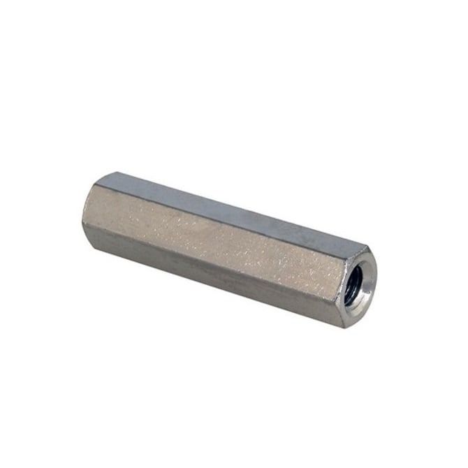 1044191 | SHX-T-0250-30-005-MZ --- Threaded Spacers - M2.5 -2.5x0.45mm- 30x5 mm - Steel - Mild S300 Pb Zinc Plated