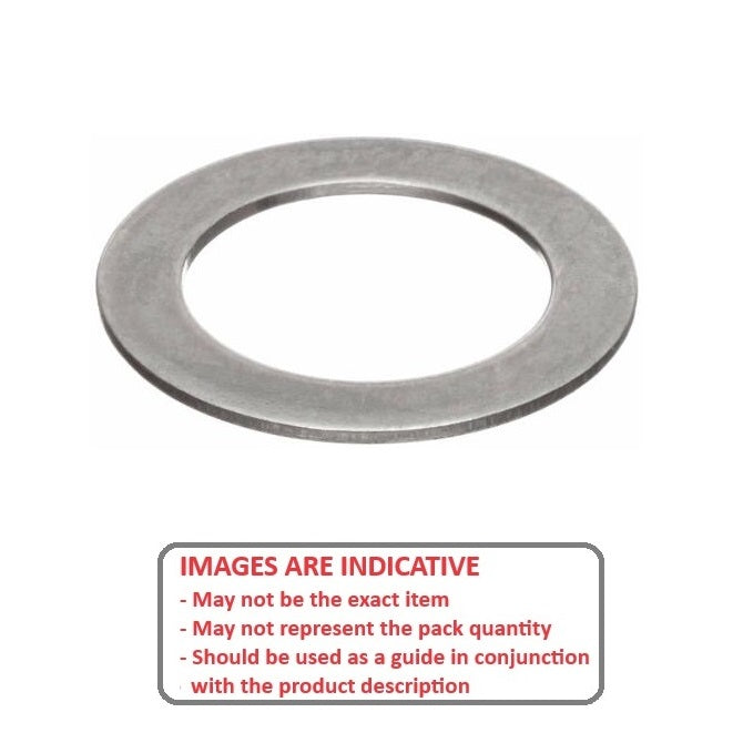 1161878 | W0508-F-076-034-MB-C (10 Pcs) --- Flat Washers - 50.8x76.2x3.4 mm - Carbon Spring Steel Self Finish