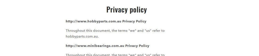 Privacy Policy
