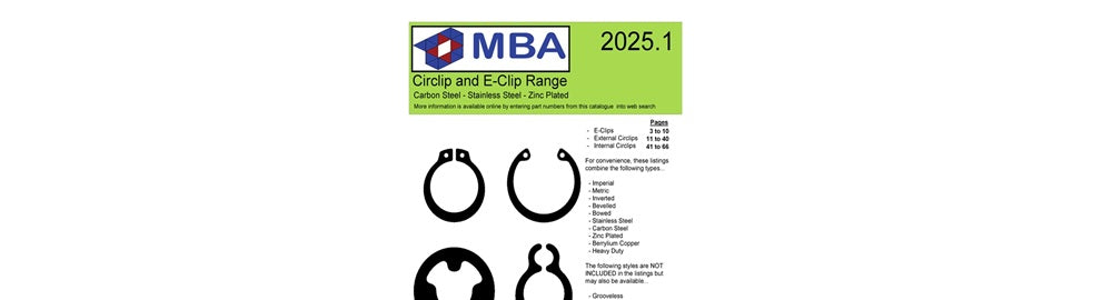 Free Circlips & E-Clips Catalogue