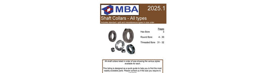 Free Shaft Collars Catalogue