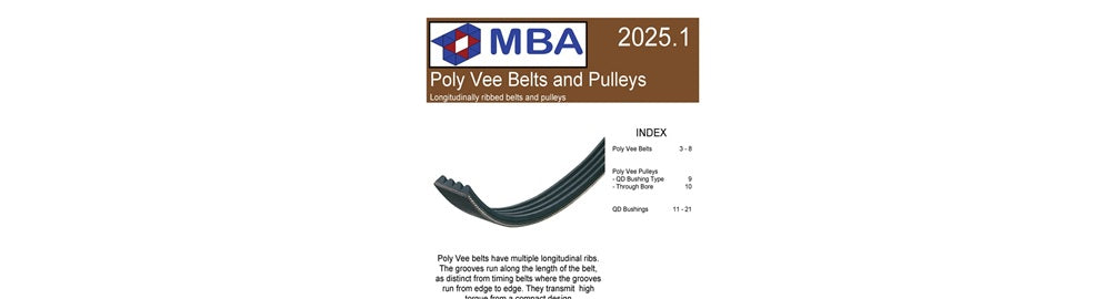 Free Poly-vee Belts and Pulleys Catalogue