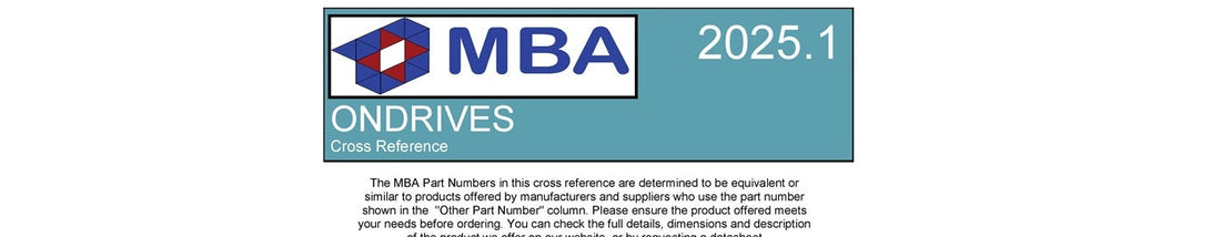 Free Cross Reference for Ondrives Engineering Parts