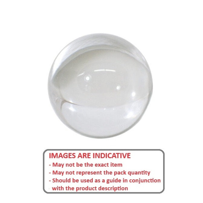 1048677 | BL-00318-ACR (50 Pcs) --- Plastic Balls - 3.18 mm Acrylic - Grade 3