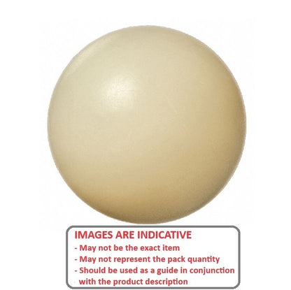 1041027 | BL-00238-NY (5 Pcs) --- Plastic Balls - 2.38 mm Nylon -Polyamide 6/6- - Grade 2