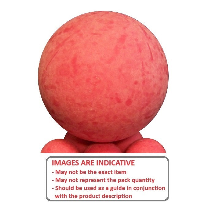 1100003 | BL-01270-R40D (10 Pcs) --- Rubber Balls - 12.7 mm Santoprene Rubber - Grade II