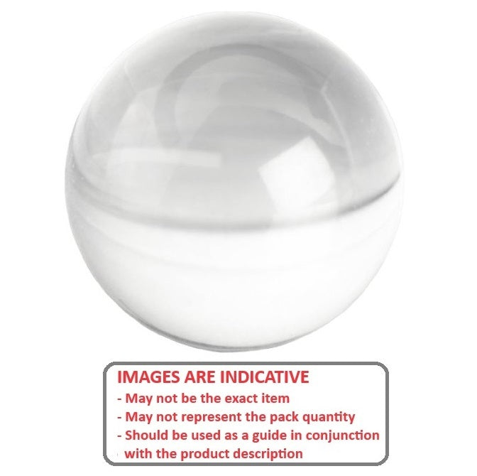 1001697 | BL-00035-SP-G25 (5 Pcs) --- Ceramic Balls - 0.351 mm Synthetic Sapphire - Grade 25