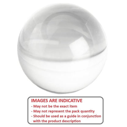 1001697 | BL-00035-SP-G25 (5 Pcs) --- Ceramic Balls - 0.351 mm Synthetic Sapphire - Grade 25