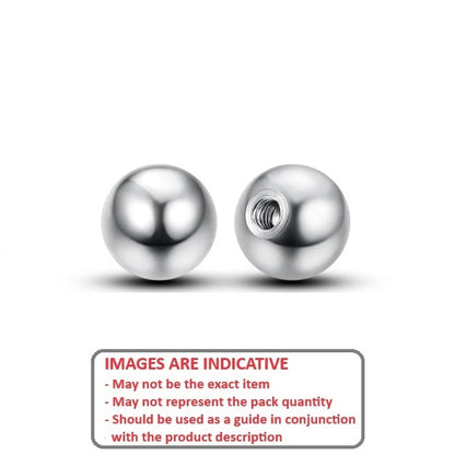 1053037 | BLT-00400-T23-16 (250 Pcs) --- Metallic Balls - 4 mm Ti-Gr23/Ti-6AL4V-ELI - Grade 100