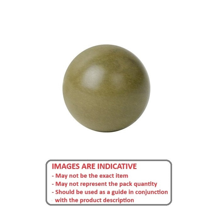 1048681 | BL-00318-TO (10 Pcs) --- Plastic Balls - 3.18 mm Torlon -Polyamide-imide- - Grade II