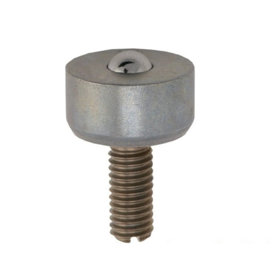 Screw Stem Ball Transfer Units - 10 kg - 6x8 mm - Stainless Steel AISI 440C and Aluminium