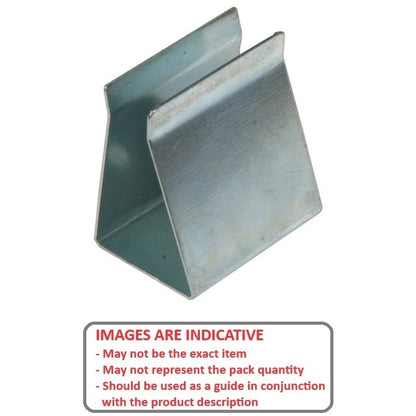 1000025 | BAT-HOL-9V-CN (2 Pcs) --- Holders Battery Accessories -  9V Metal Clip - No Terminals 9V Battery - 23 x 26 x 17 - Steel